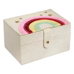 Rockahula Kids - Large Rainbow Jewelry Box | Ecru