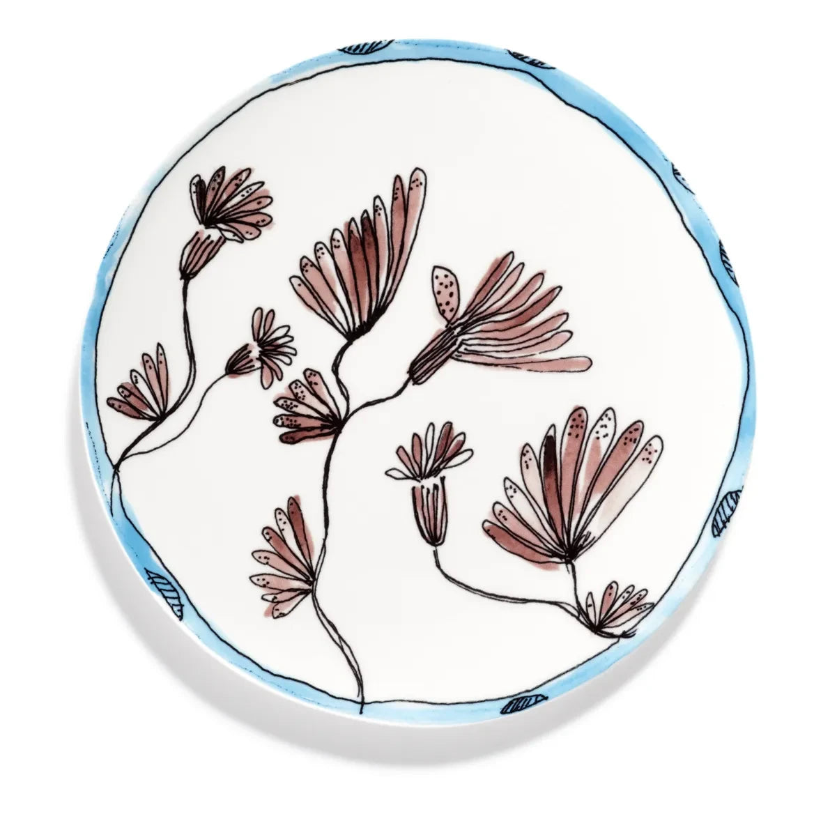 Serax - Camellia Plates, Serax for Marni - 2-Piece Set | Aubergine