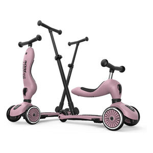 Scoot & Ride - Highwaykick 1 Push&Go evrimsel scooter | Pembe
