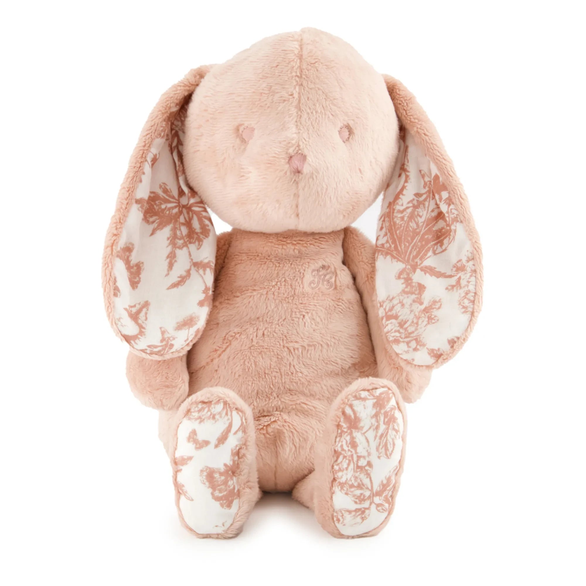 Tartine et Chocolat - Augustin Bunny Plush Toy Toile de Jouy | Peach
