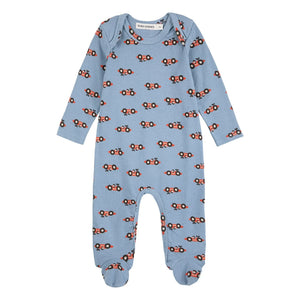Bobo Choses - Cars | Blue Long Pajama and Slopet Set