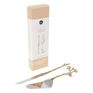 Doing Goods - Ava Blossom Cutlery Set - 2-piece | Gold