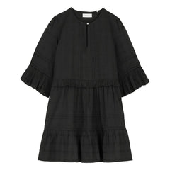Skall Studio - Fiore Cotton Dress | Black