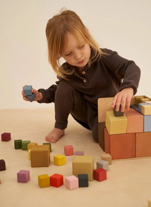 Raduga Grez - Wooden blocks - 27 pieces | Brown