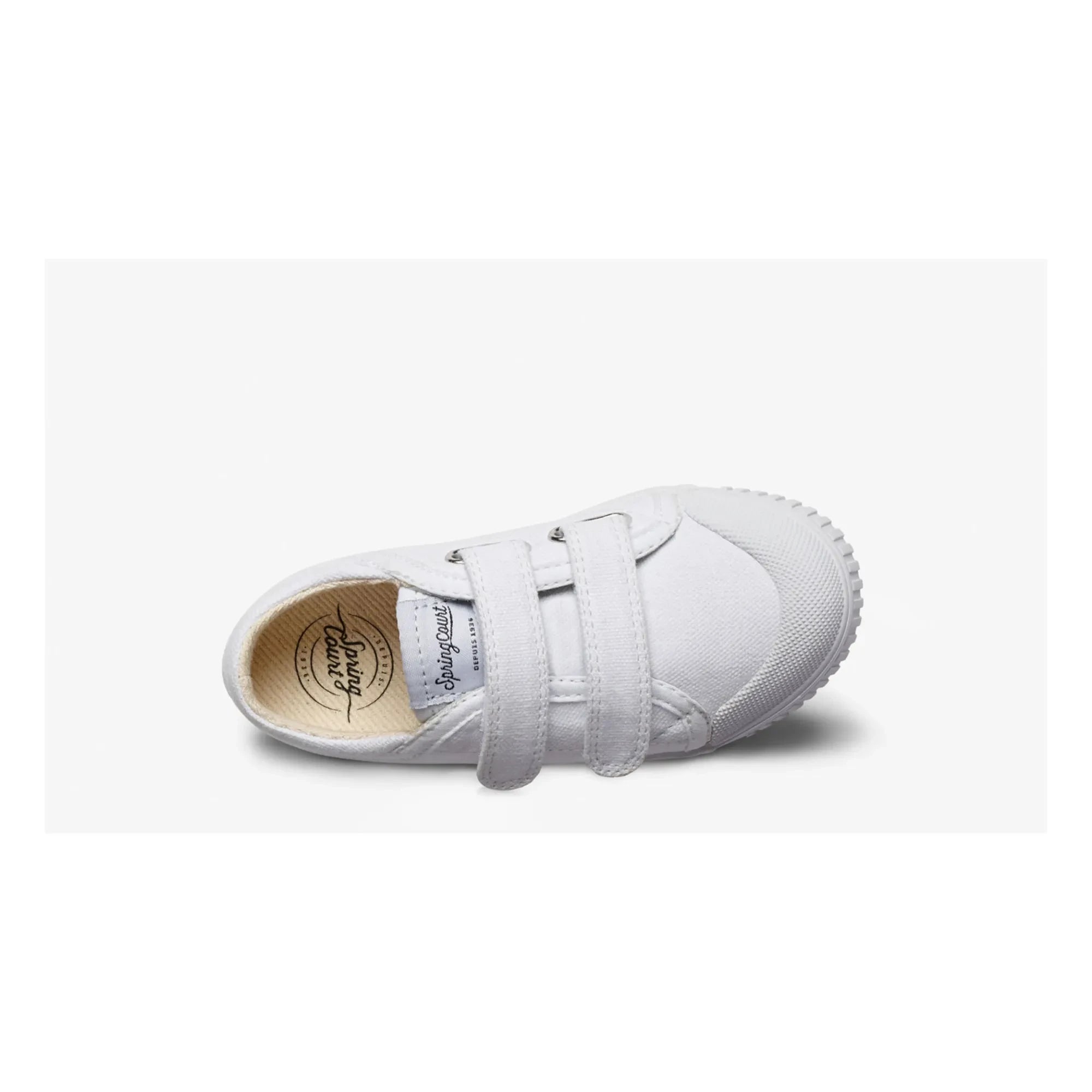 Spring Court - G2 Kanvas Çizilmez Düşük Bel Sneakers | Beyaz