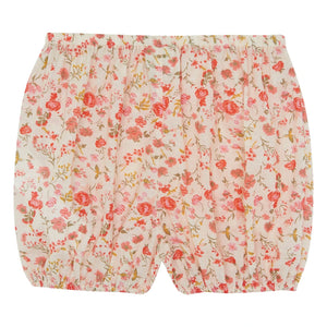 Bonton - Bubble Bloomers with Floral Pattern | Red