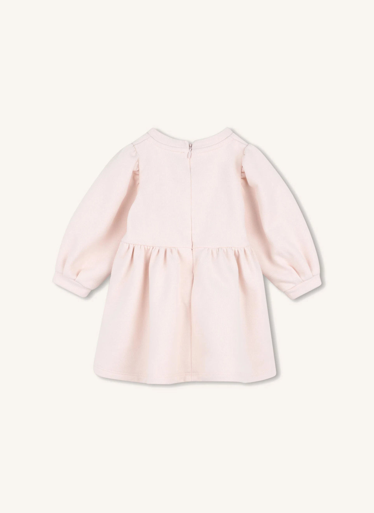 Chloé - Chloé organik pamuklu fleece elbise | Şeftali