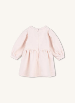 Chloé - Chloé organik pamuklu fleece elbise | Şeftali