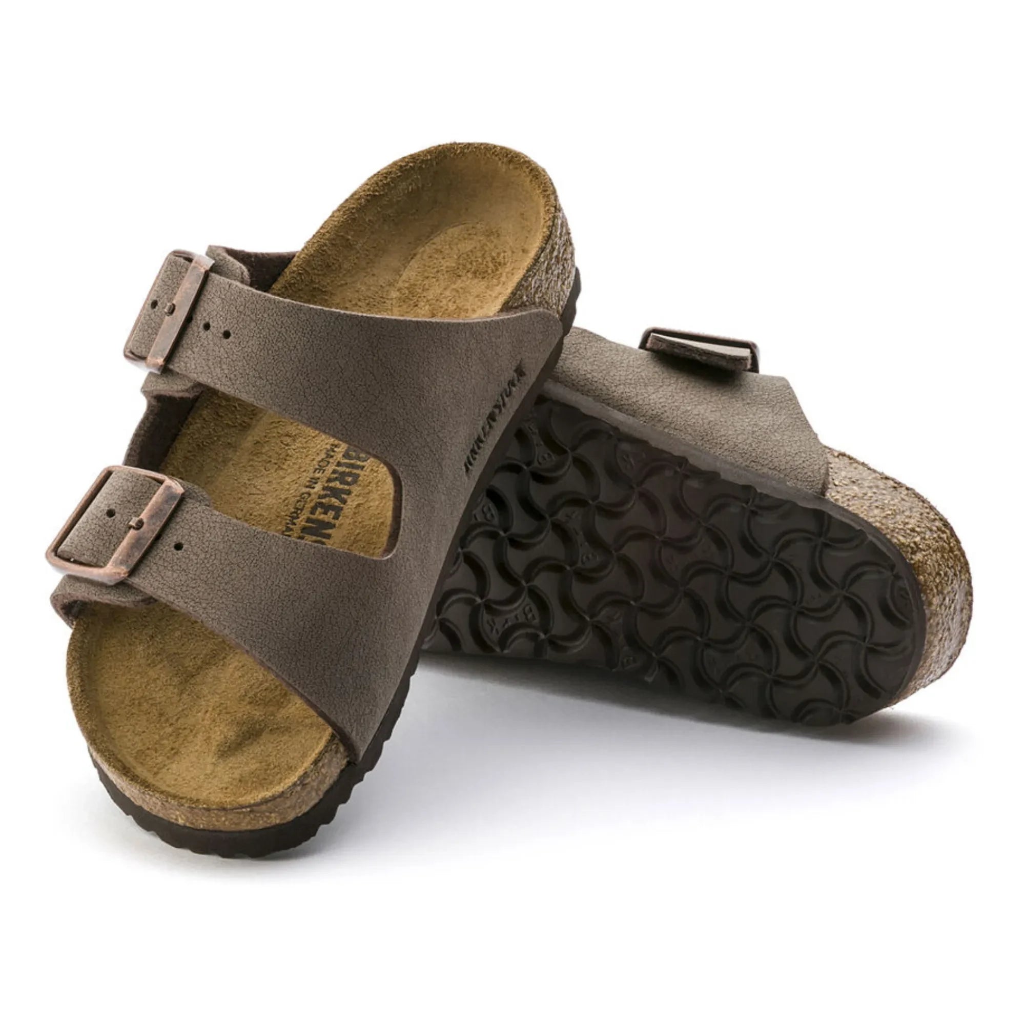 BIRKENSTOCK - Birkibuc Arizona Sandal | Brown