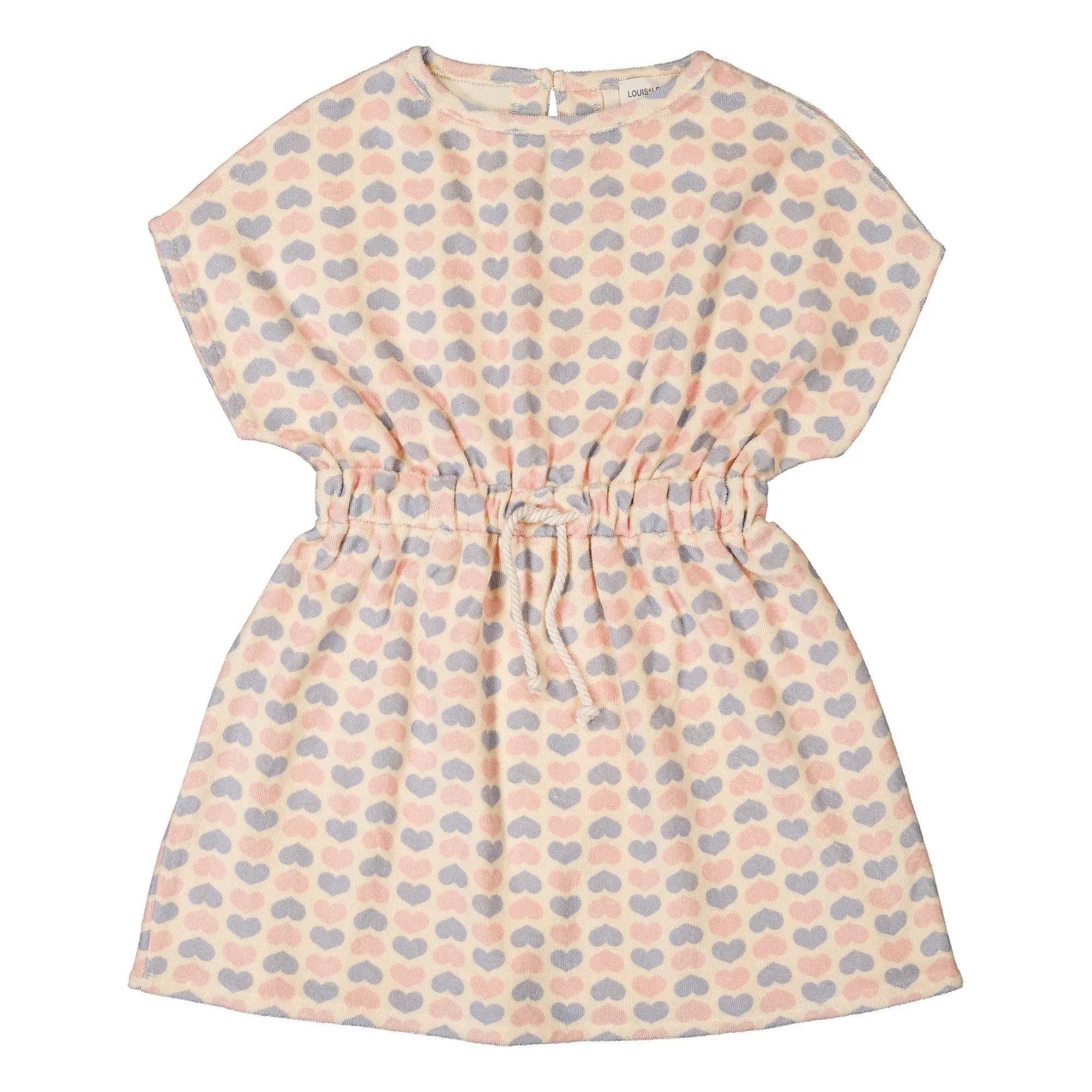 Louis Louise - Abbie Cœurs Sponge Dress | Light Pink