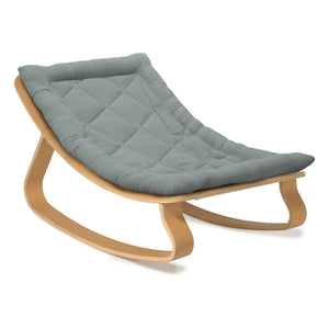 Charlie Crane - Levo Beech Wood Baby Rocker | Storm Blue