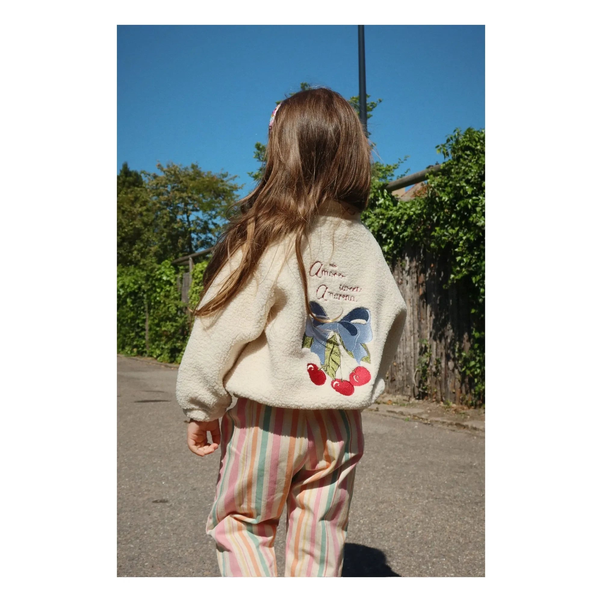 Konges Sløjd - Jazz Sherpa Jacket Cherry Recycled Fibers | Cream