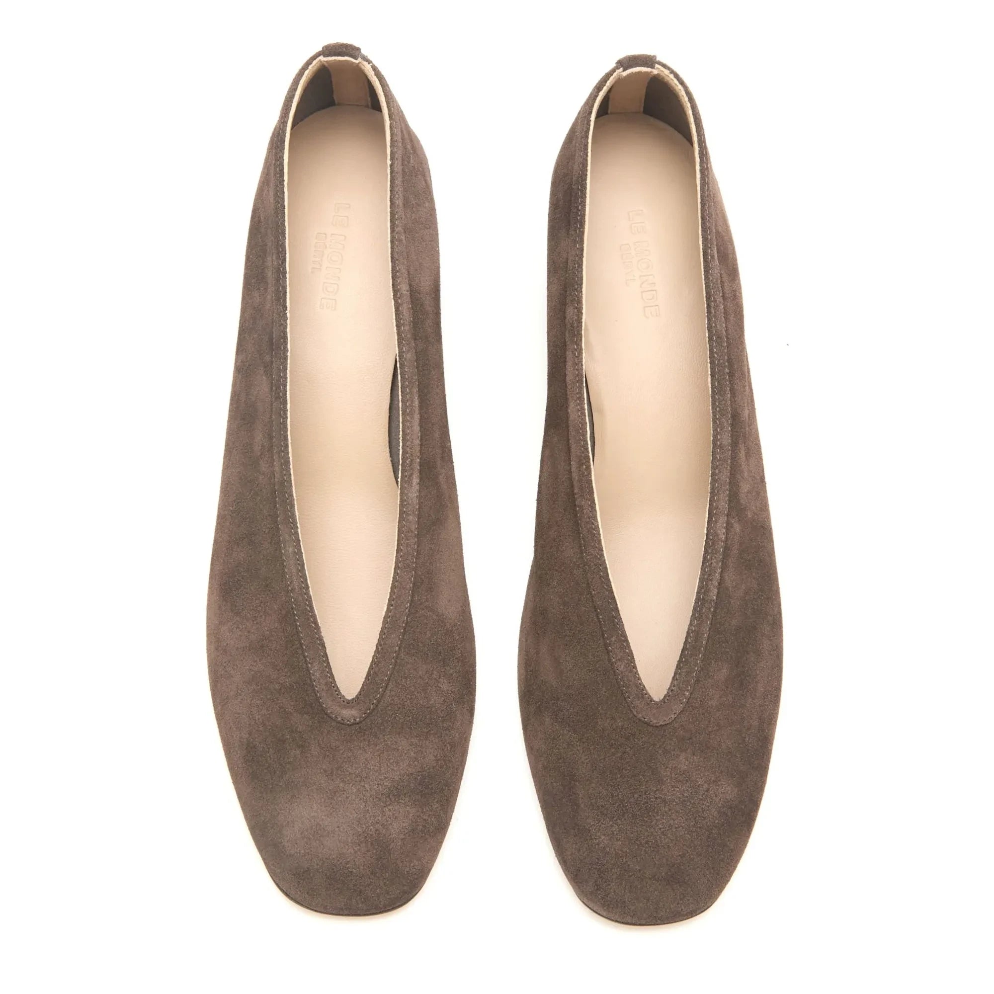Le Monde Beryl - Luna Suede Heeled Shoes | Brown