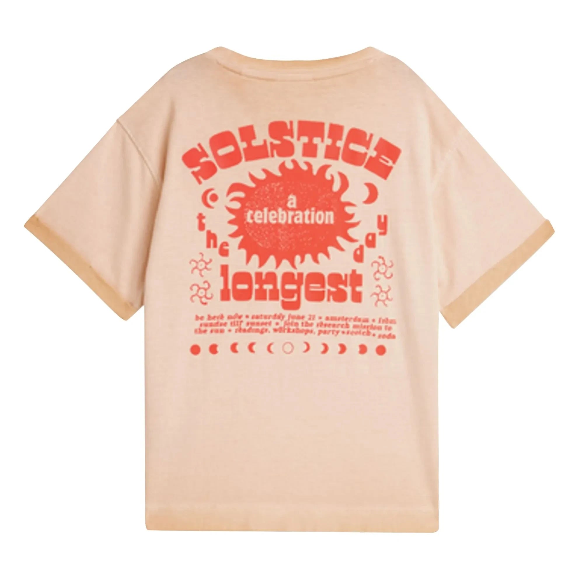 Scotch & Soda - T-Shirt Artworks Logo | Coral