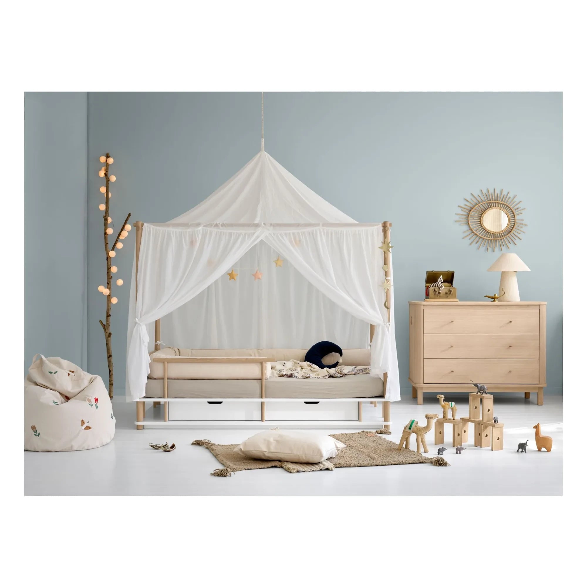 Oliver Furniture - Camp Sahara yatak örtüsü | Beyaz