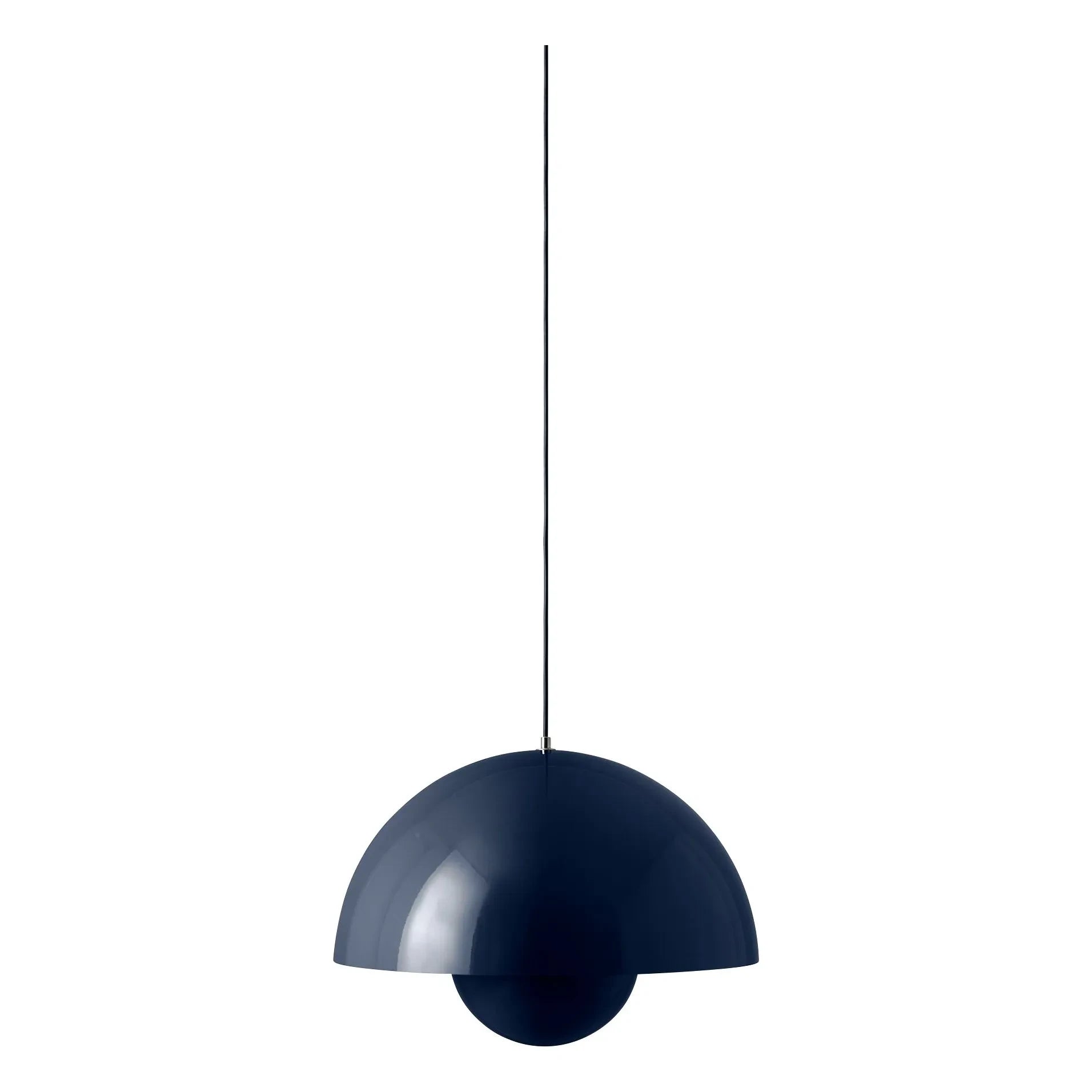 & Tradition - Flowerpot VP2 sarkıt lamba, Verner Panton | Koyu Mavi