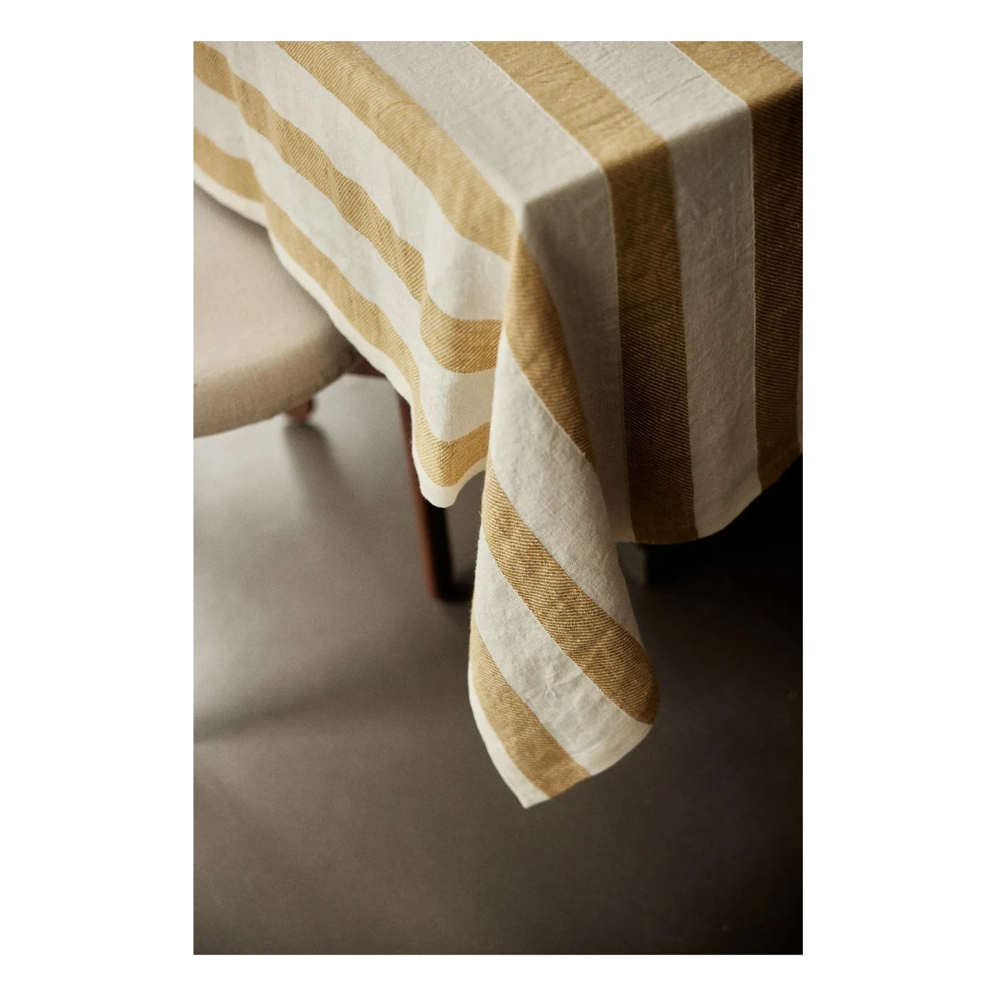 Gabrielle Paris - Bastide Linen Tablecloth | Curry Yellow