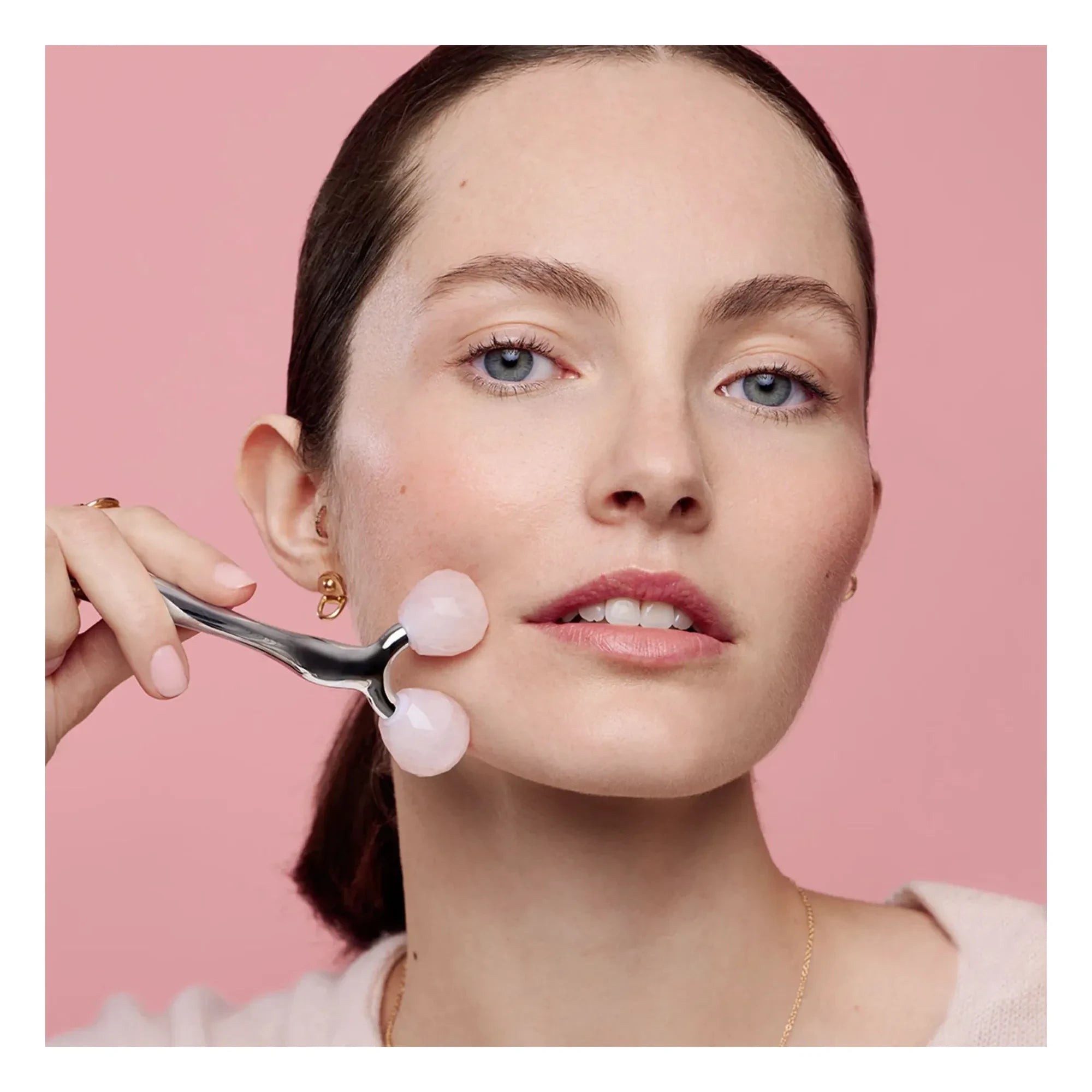 Holidermie - Rose Quartz Duo Roller Face