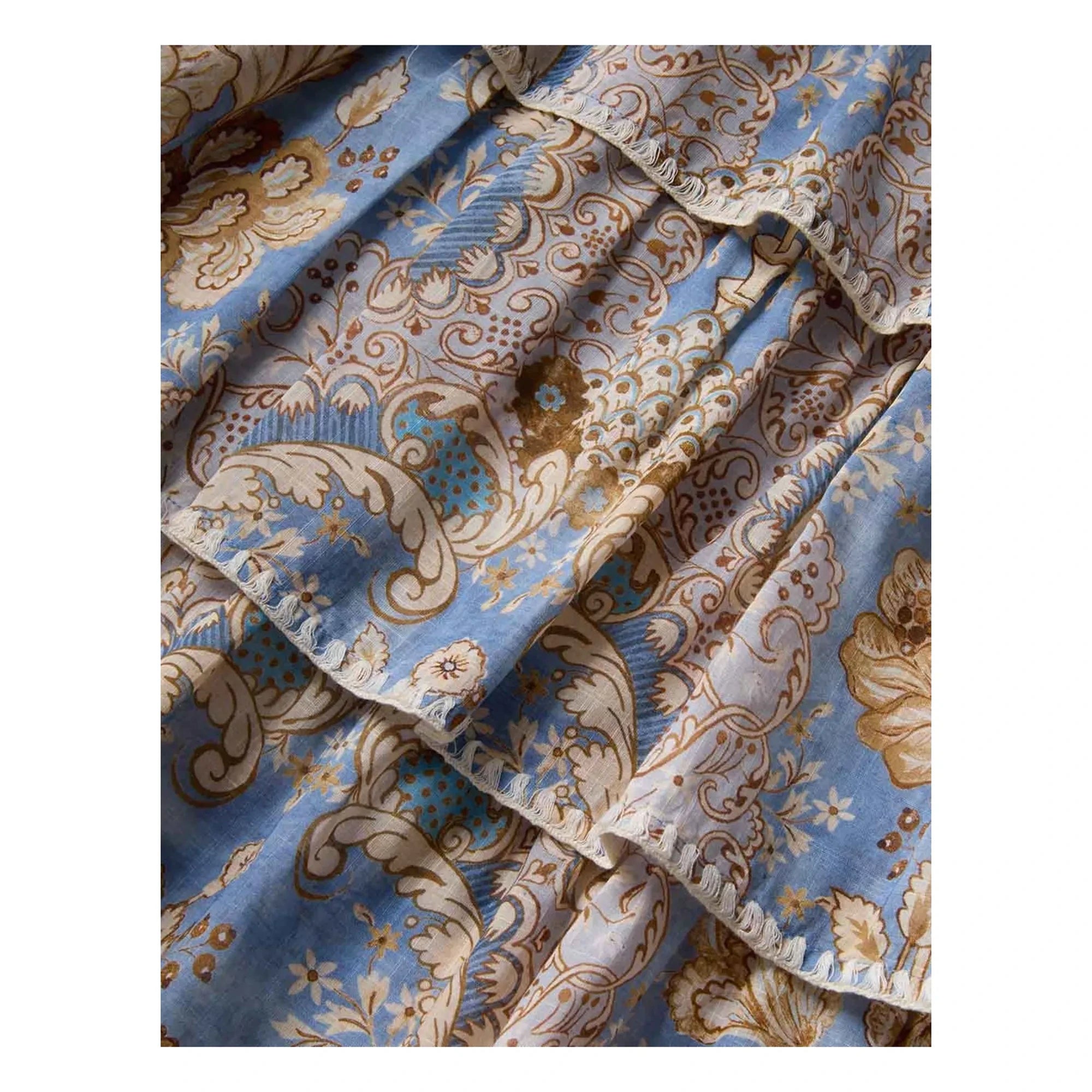 Zimmermann - Daylight Floral Print Ruffled Dress | Light Blue
