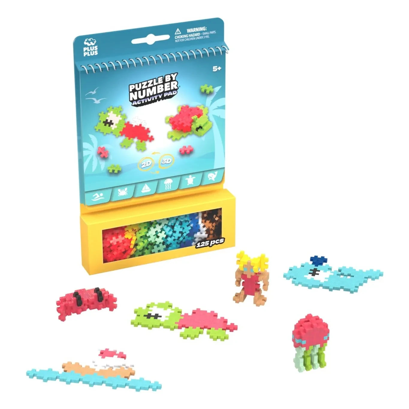 Plus-Plus - Ocean yaratıcı set - 125 parça