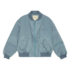Brunobruno Nation - Adrian Recycled Fiber Bomber Jacket | Light Blue
