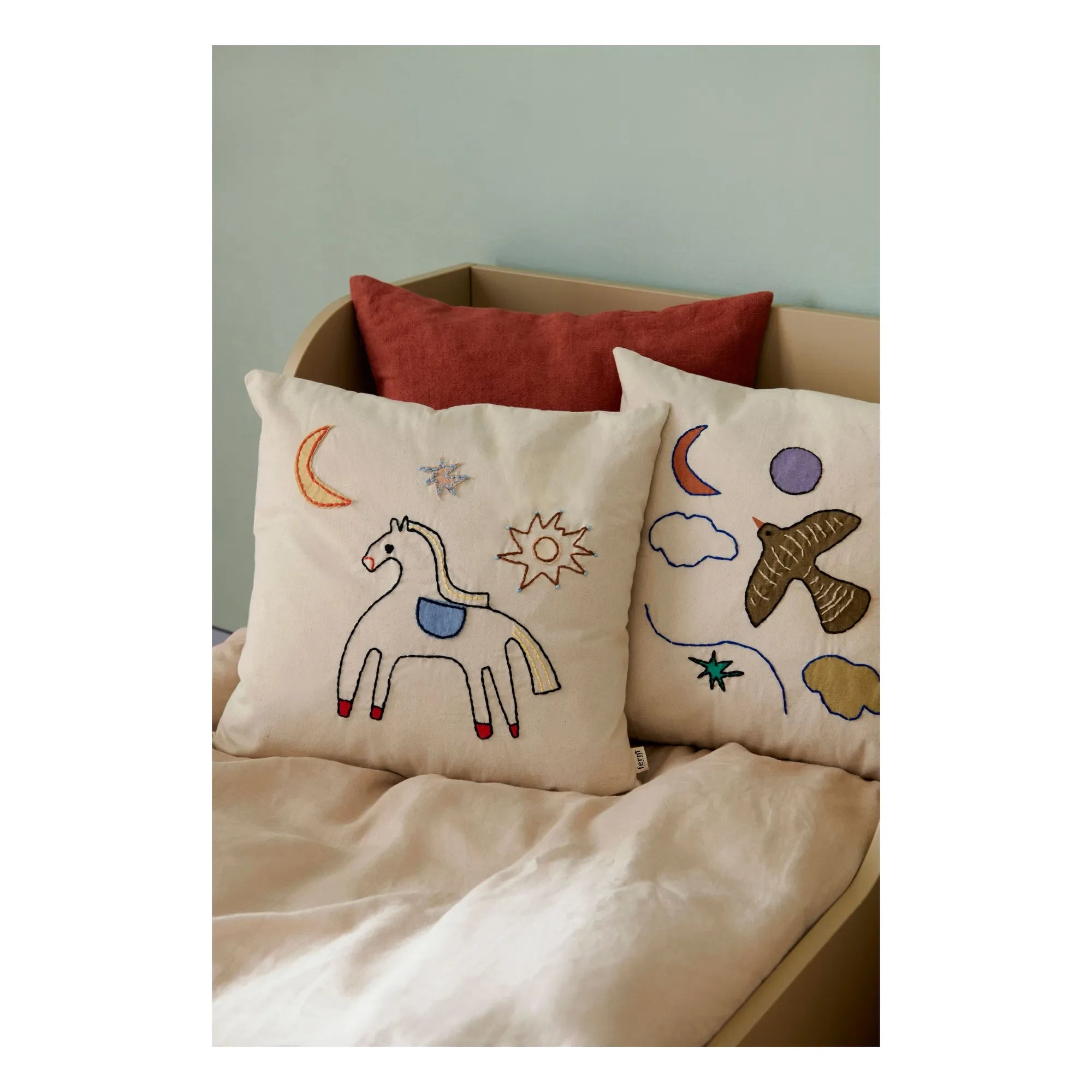 Ferm Living Kids - Naive Horse Yastık