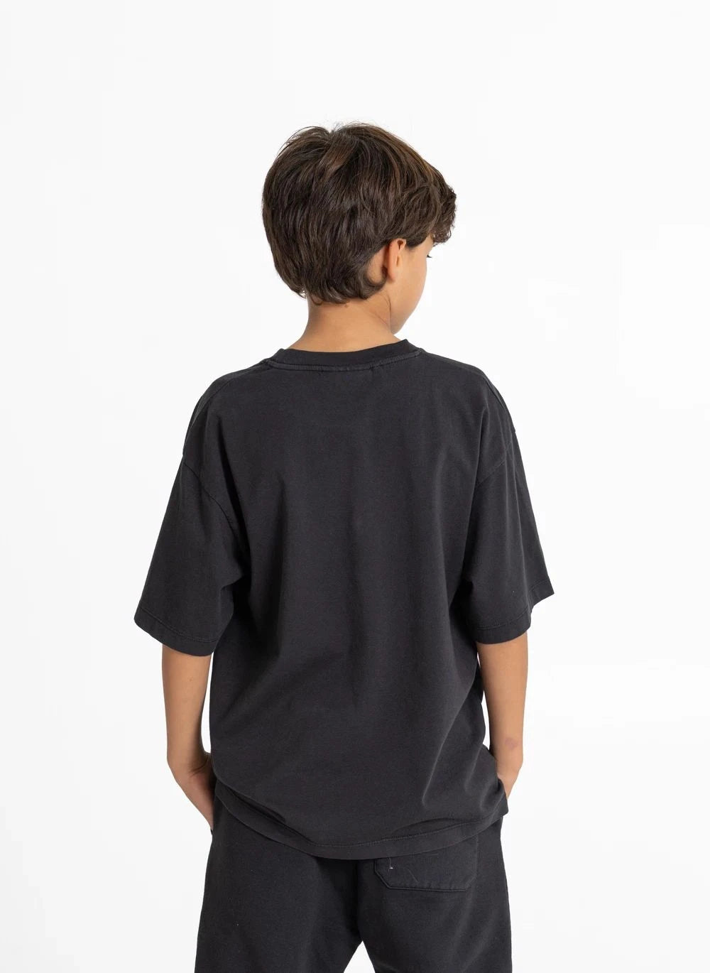 Smallable Kid - Nils Organic Cotton T-Shirt | Black