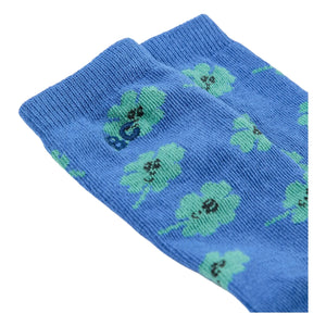 Bobo Choses - Organic Cotton Clover Socks | Blue