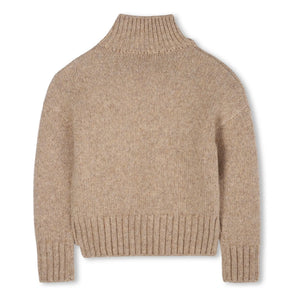 Zadig & Voltaire - Buttoned Wool Winged Sweater | Beige