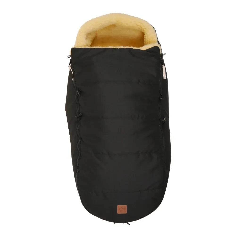 Kaiser - Premium Sheepskin Footmuff | Black