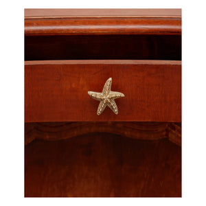 Doing Goods - Ruby Sea Star Brass Handle | Gold