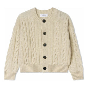 Bompard - Knitted Cashmere Cardigan | Cream