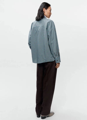 Cordera - Cotton Check Shirt | Blue