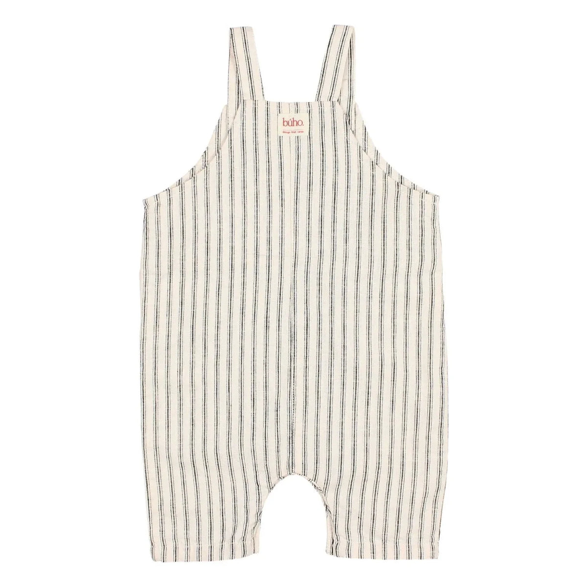 Búho - Striped Linen Jumpsuit | Ecru