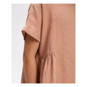 Matona - Linen Dress | Dust Pink