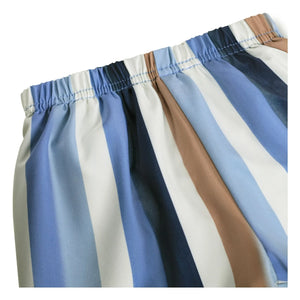 Molo - Newton Striped Swimsuit Shorts Made from Recycled Fibers | Blue