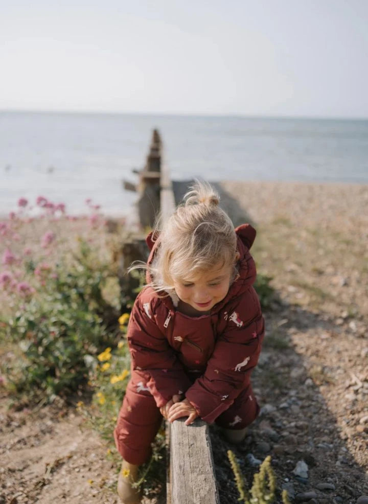 Töastie - Waterproof Riding Jacket Made from Recycled Fibers | Terracotta