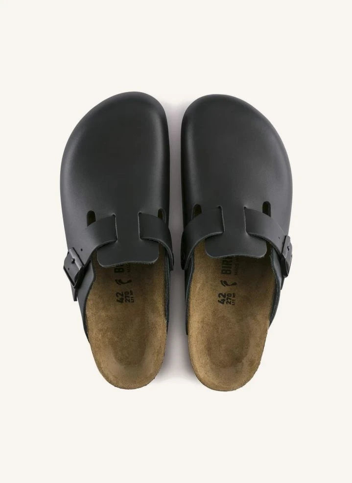 BIRKENSTOCK - Boston Leather Clogs