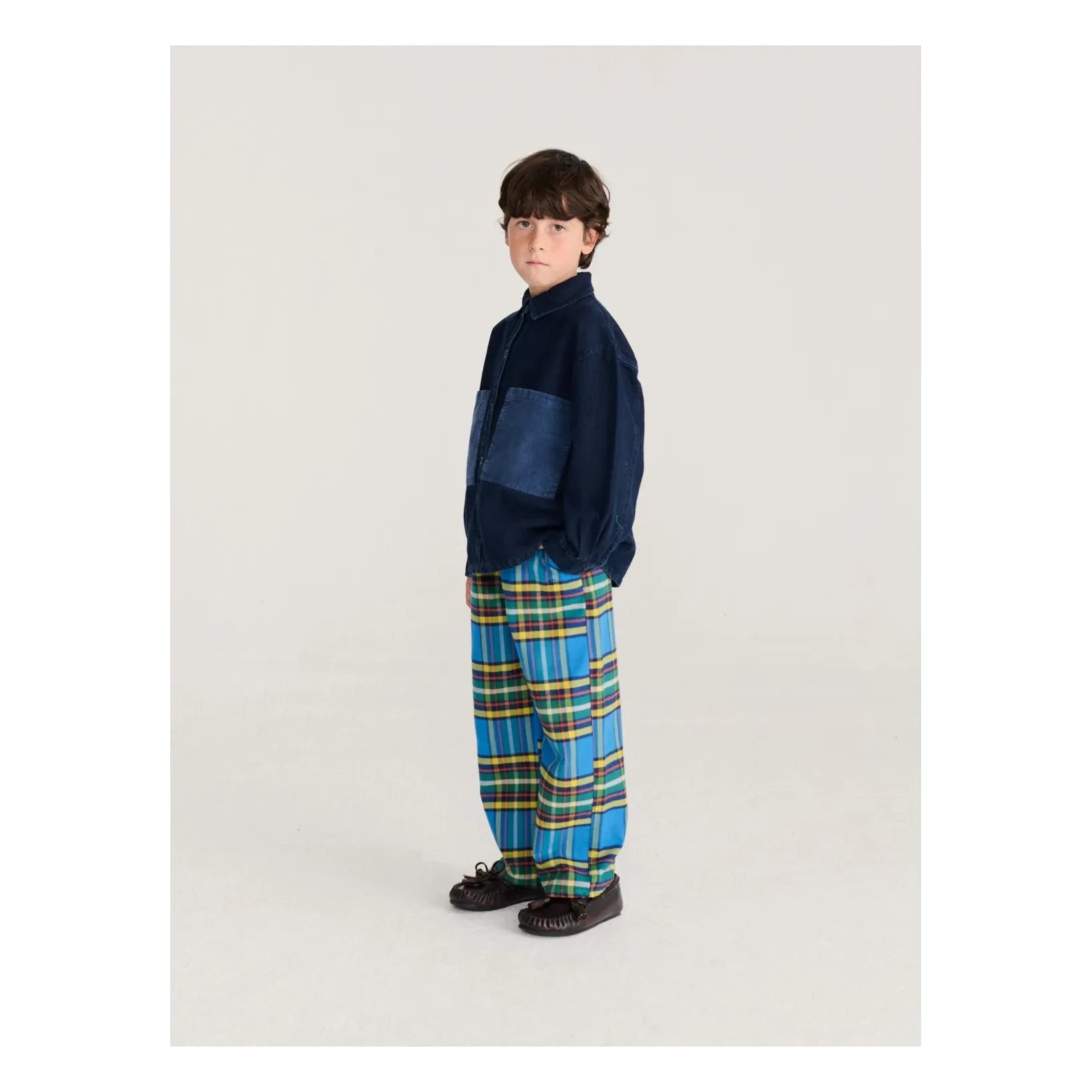 Bobo Choses - Mavi Tartan Pantolon
