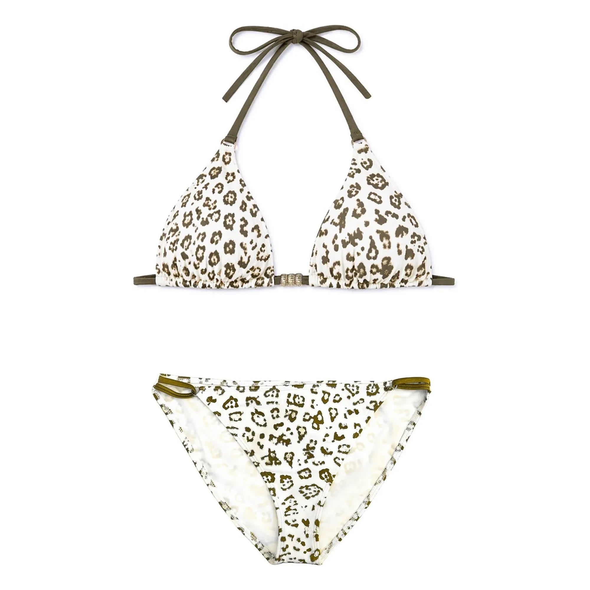 Lison Paris - Savanna Leopard 2-Piece Swimsuit | Ecru