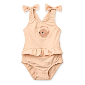 Liewood - Amara Poisson-Globe Recycled Fiber Baby Swimsuit | Light Pink