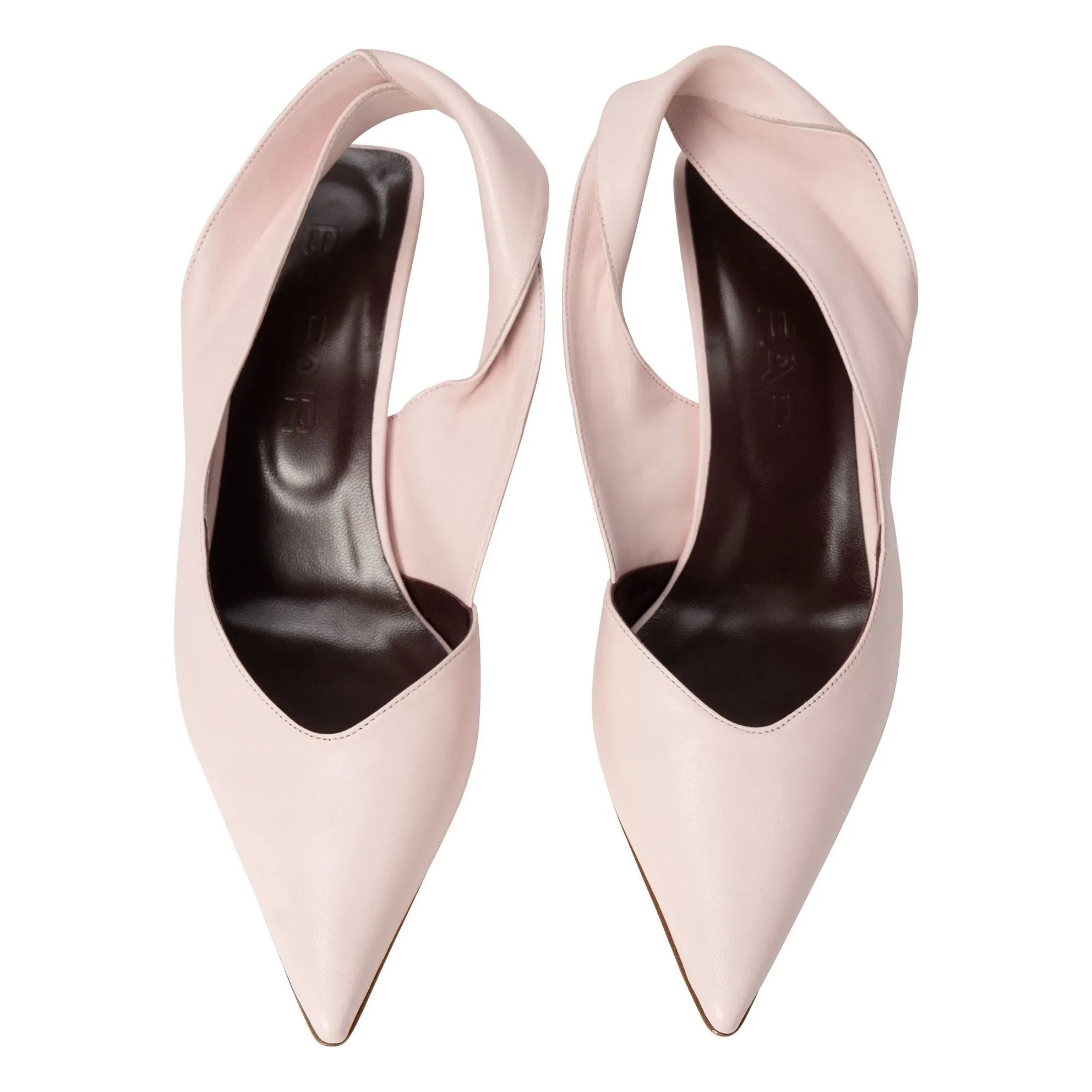 BY FAR - Yasha Leather Pumps | Light Pink