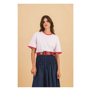 Elise Chalmin - Loicia Cotton T-shirt | Pink