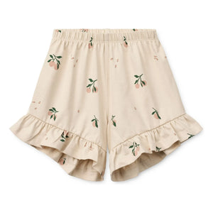 Liewood - Ilford Peach Organic Cotton T-Shirt and Shorts Set | Ecru