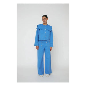 Stella Nova - Organic Cotton Nautical Jacket | Blue