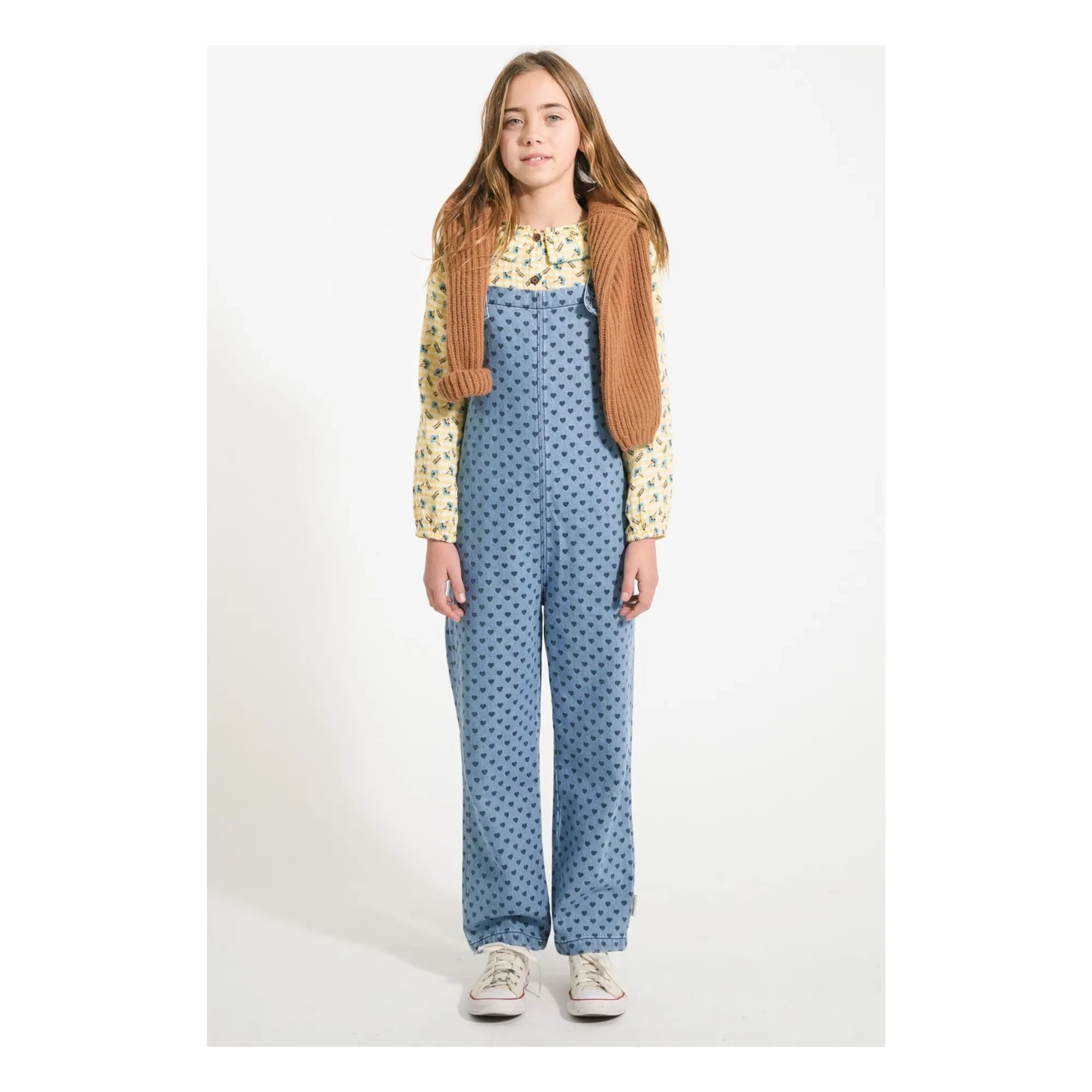 Piupiuchick - Jean-hemline jumpsuit | Light Blue