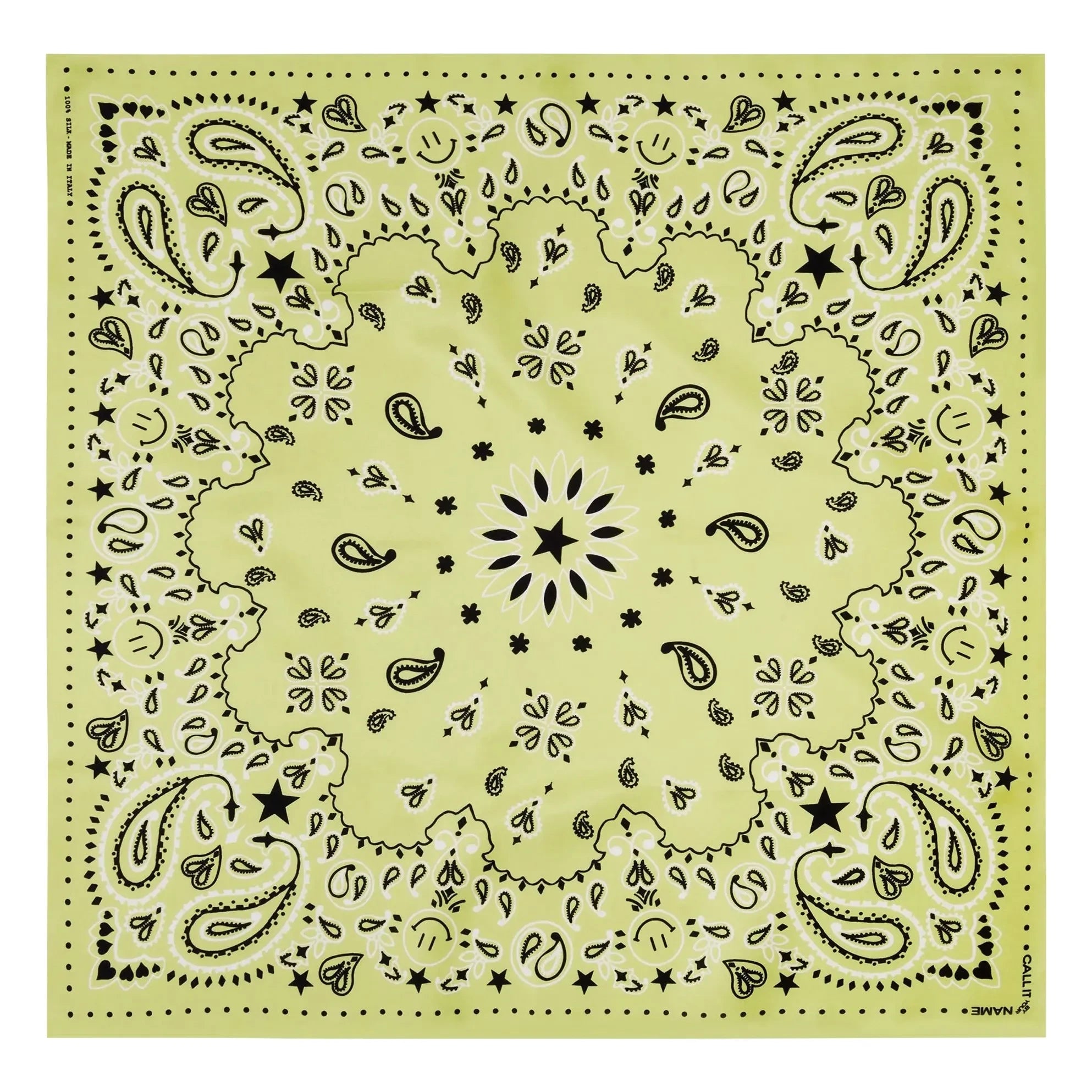 Call it by your name - Small Silk Bandana | Yellow