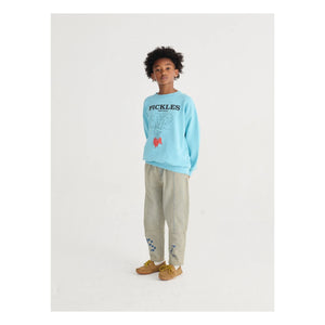 Bobo Choses - Pickles Organic Cotton Sweatshirt | Light Blue