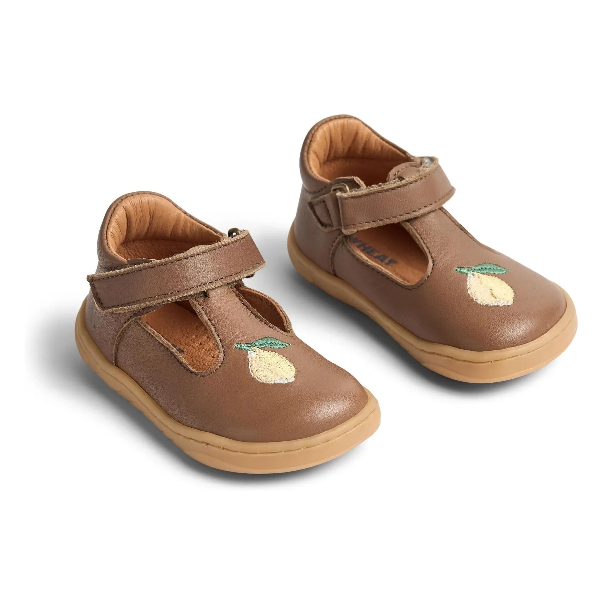 Wheat - Mary Jane Sandals Sinne Lemons Leather | Brown
