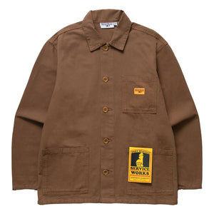 Service Works - Canvas Chore Overshirt | Brown